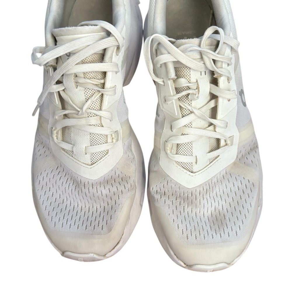 On Running Cloudpulse White | Frost Women's Sneakers sz 8.5 preloved - Picture 6 of 7